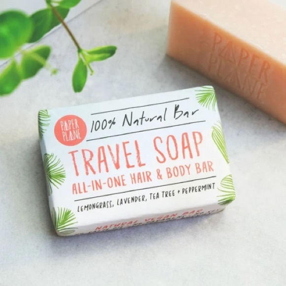 Travel Soap 100% Natural Vegan Plastic free - Picture 1 of 1